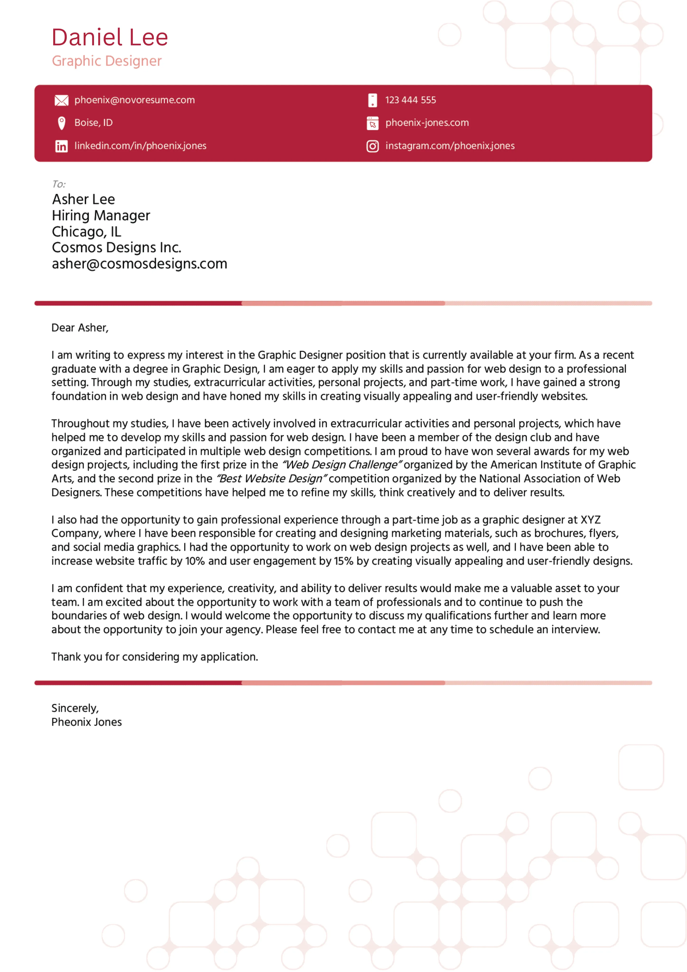 Skill-Based Templates for Cover Letter