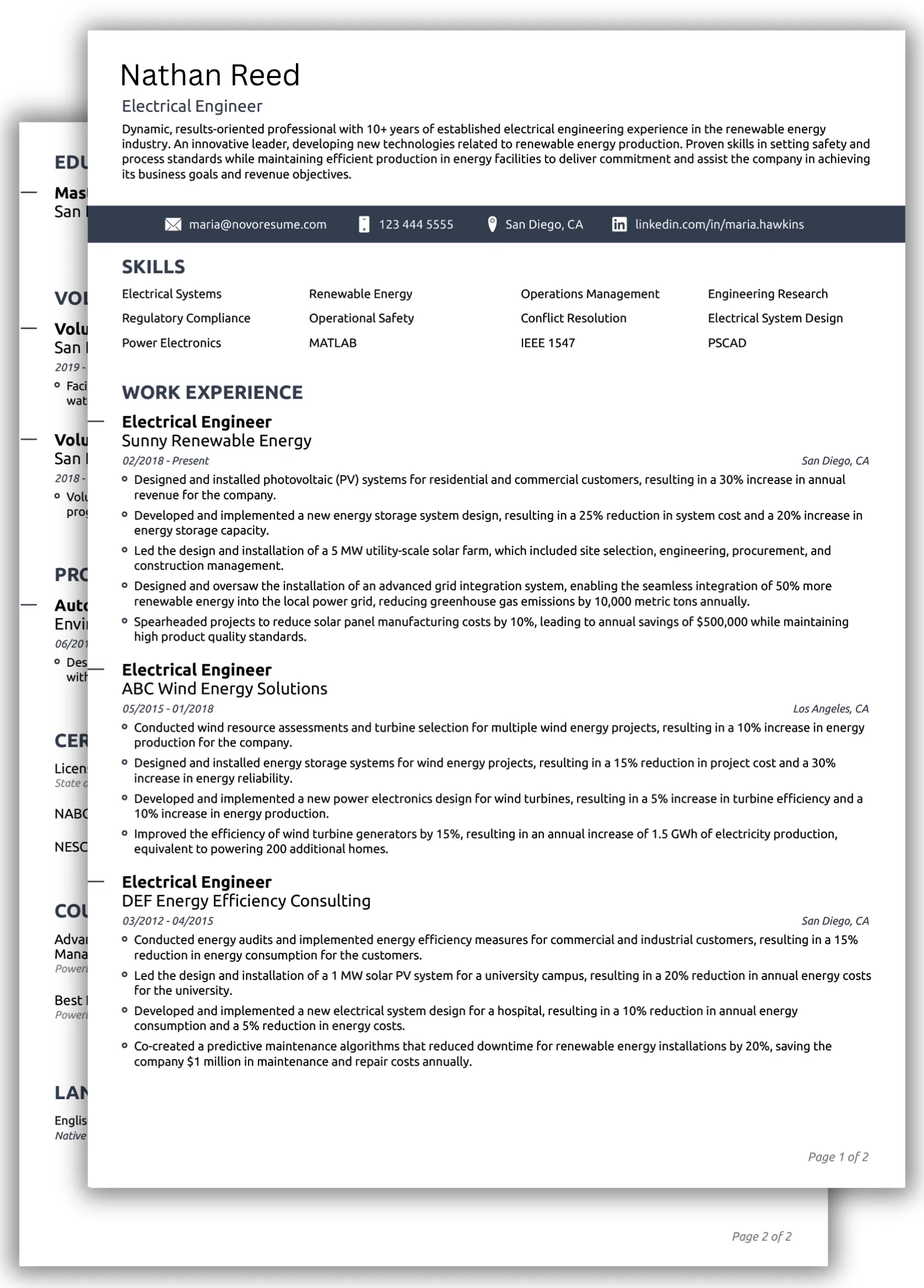 Functional CV Template