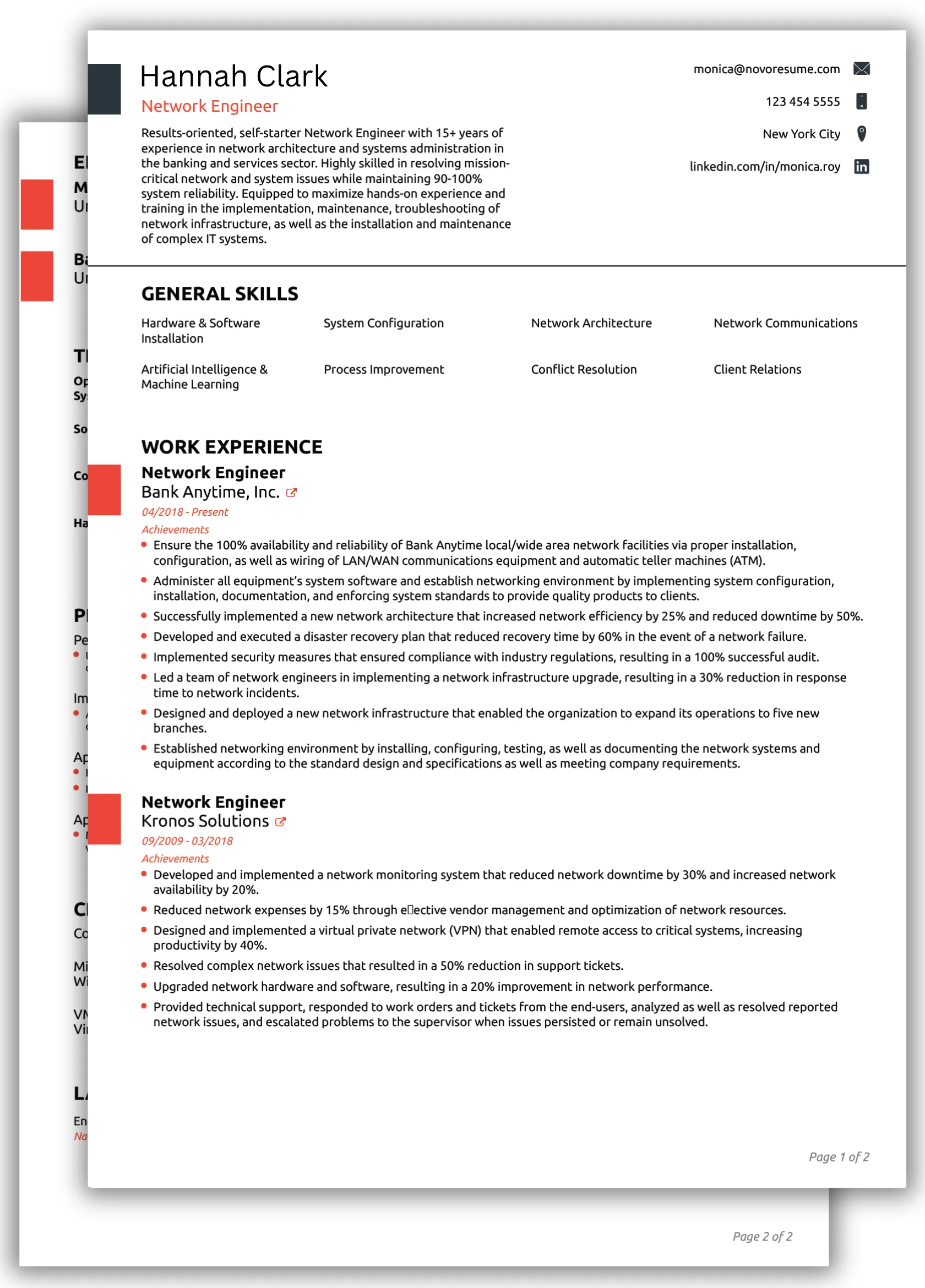 Combined CV Template