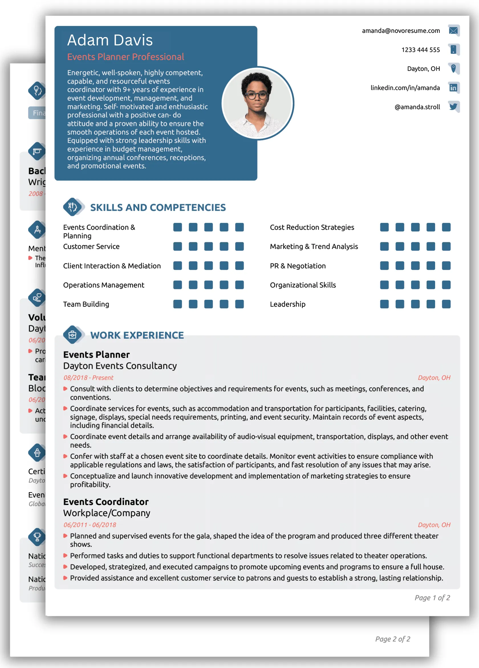 College CV Template