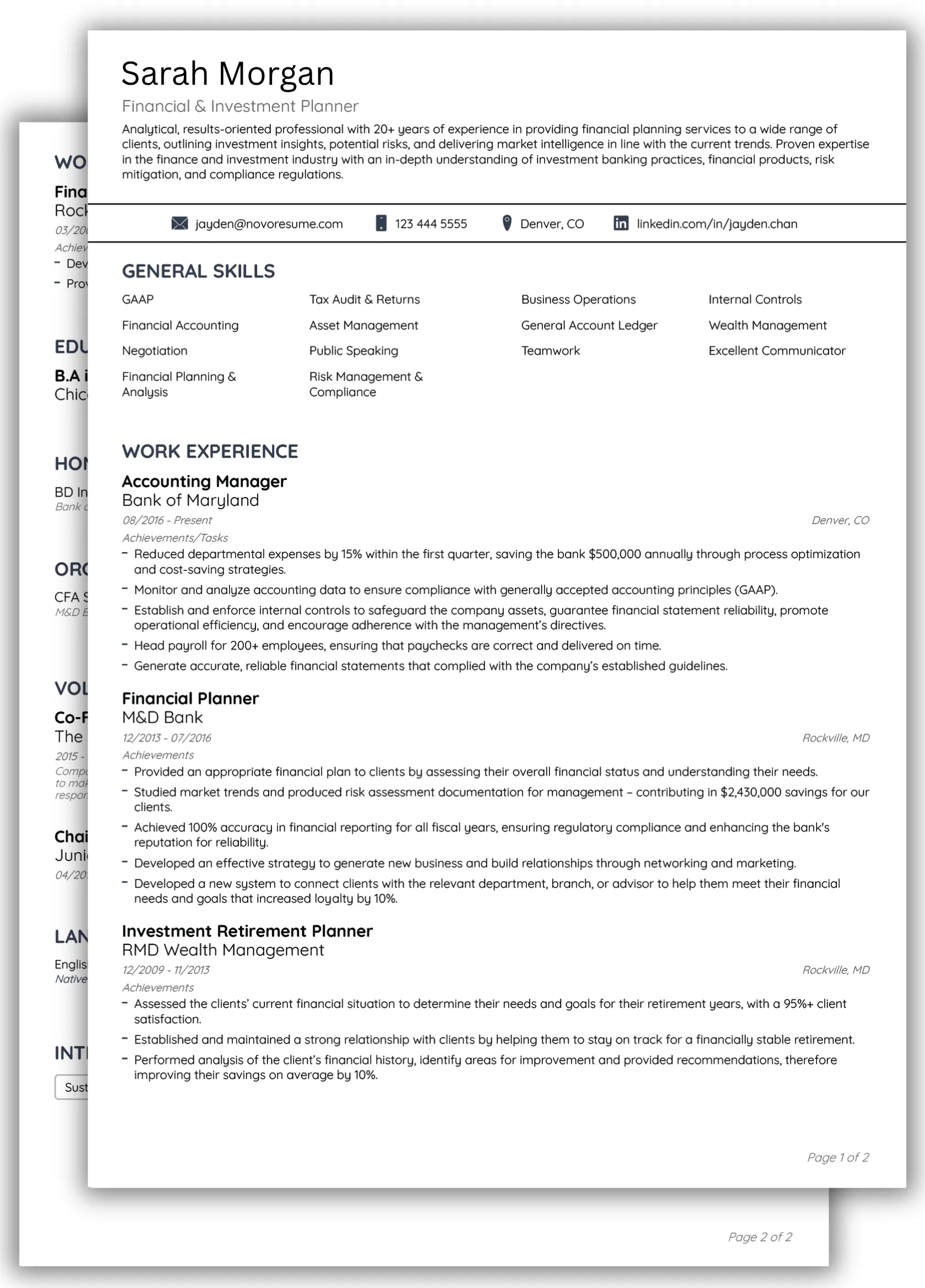 Basic CV Template