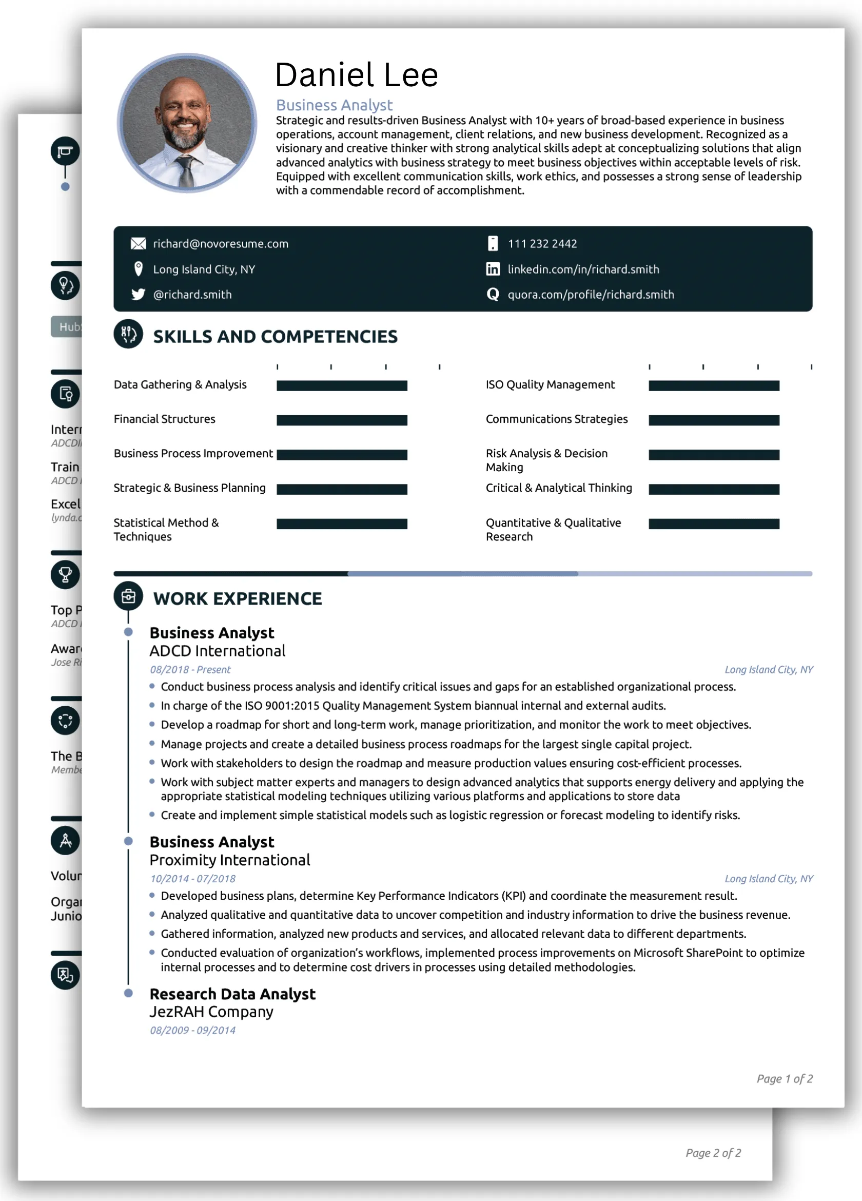 Skill-Based CV Template