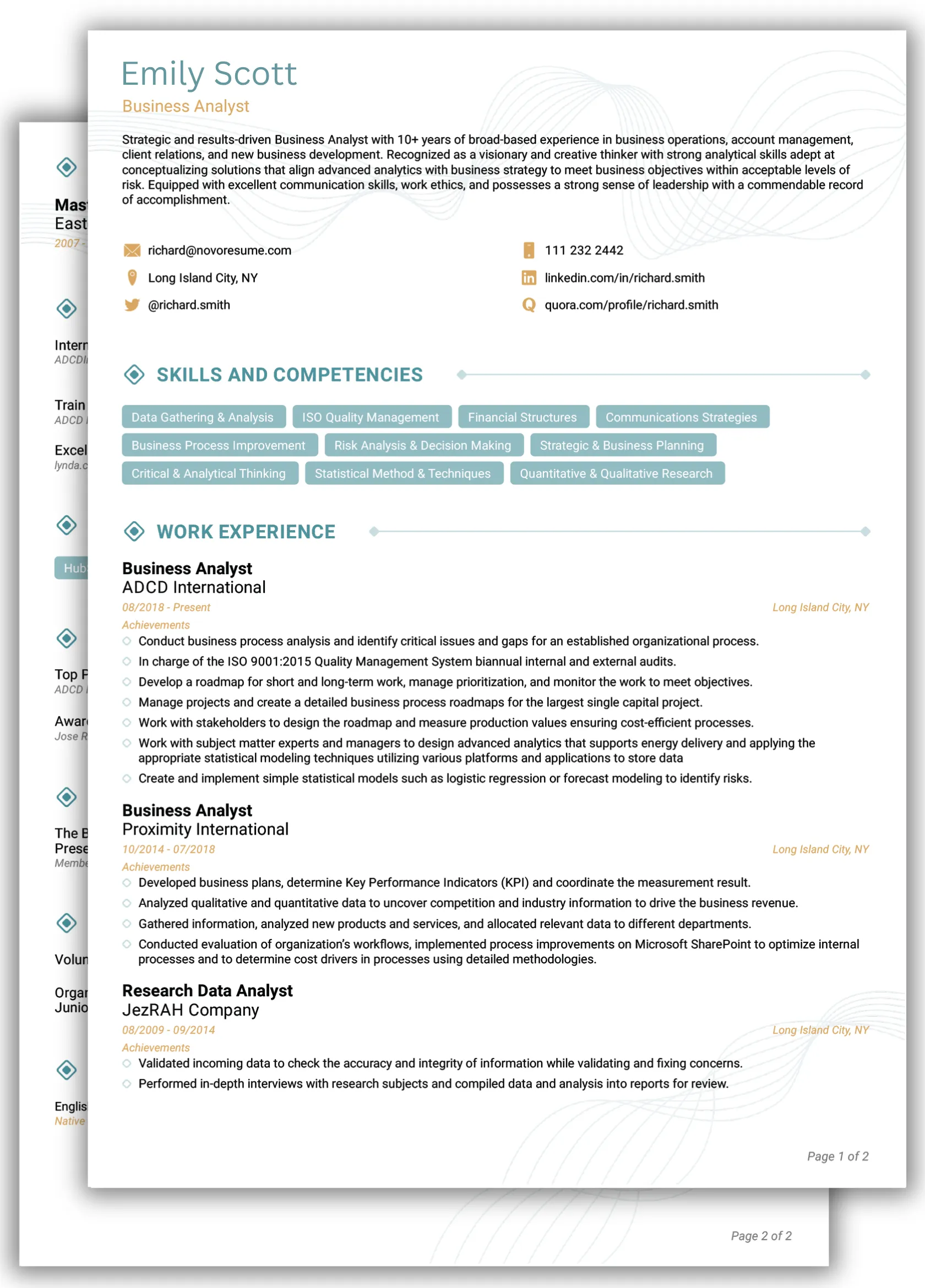 Minimalist CV Template