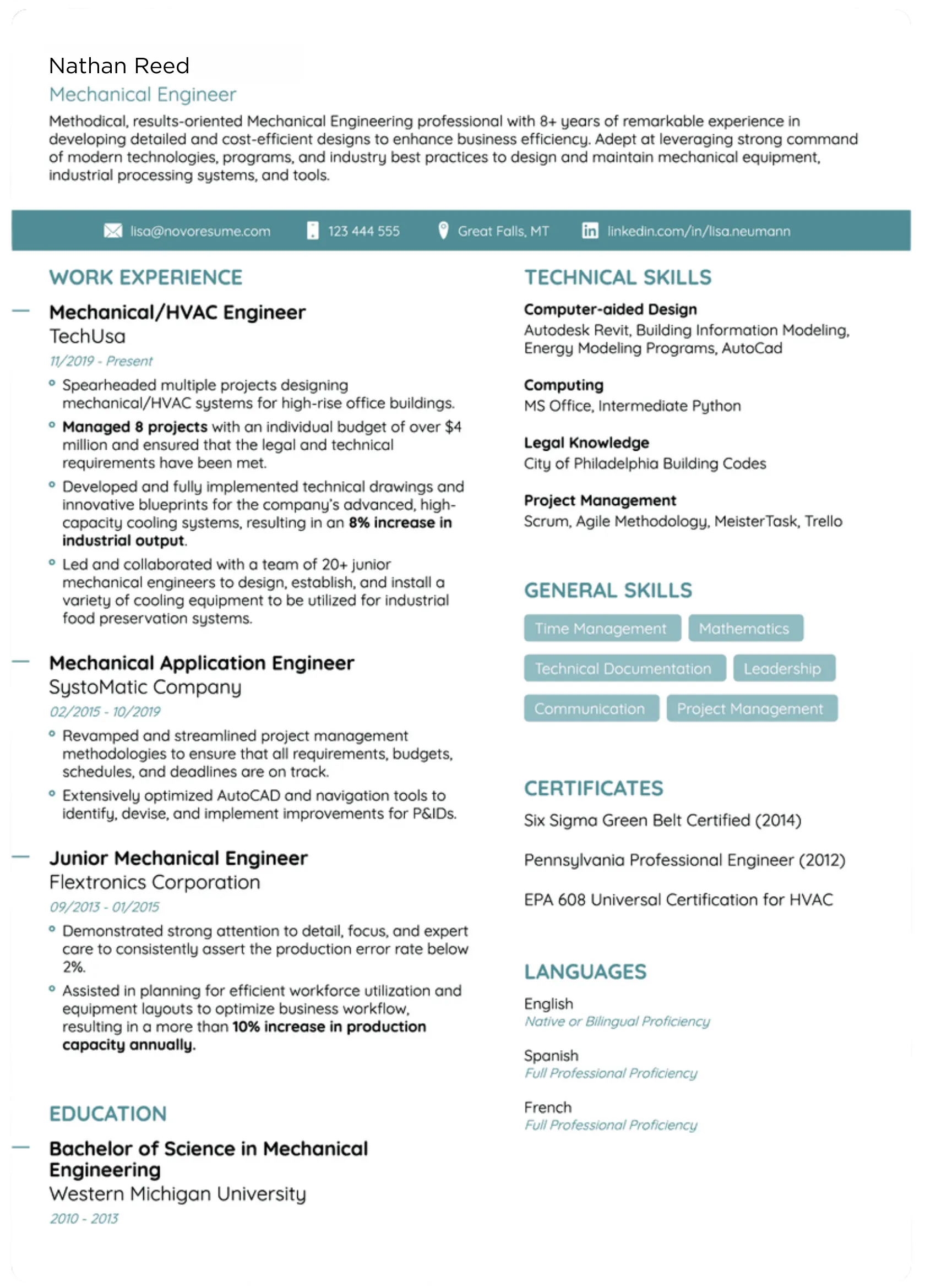 Simple Templates for Cover Letter